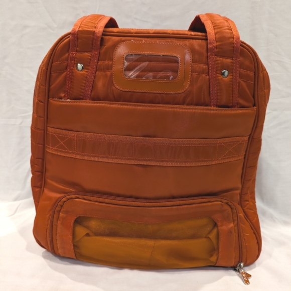 Lug Puddle Jumper Travel Commuter Overnight Weekend Gym Yoga Satchel Tote Bag - Picture 5 of 17